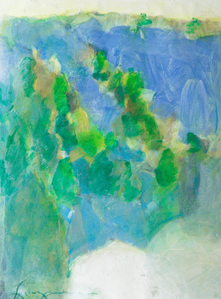 Winter Light original watercolor painting 22 X 30