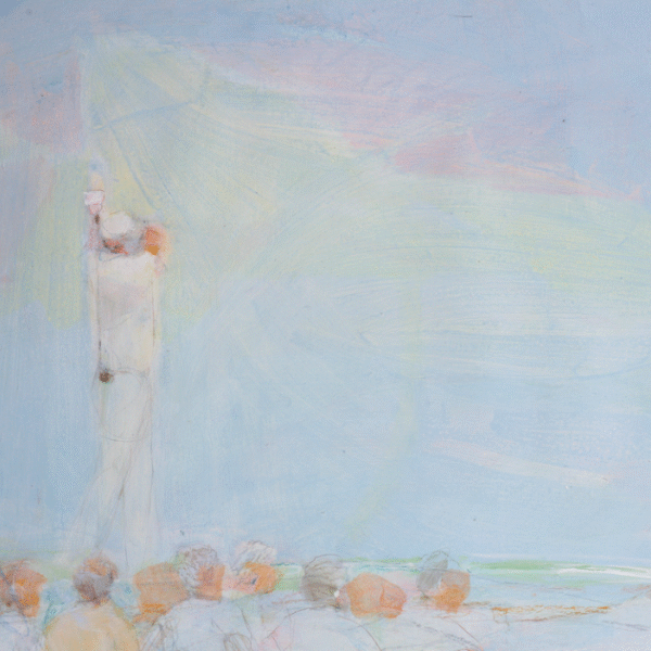 golf swing watercolor acrylic