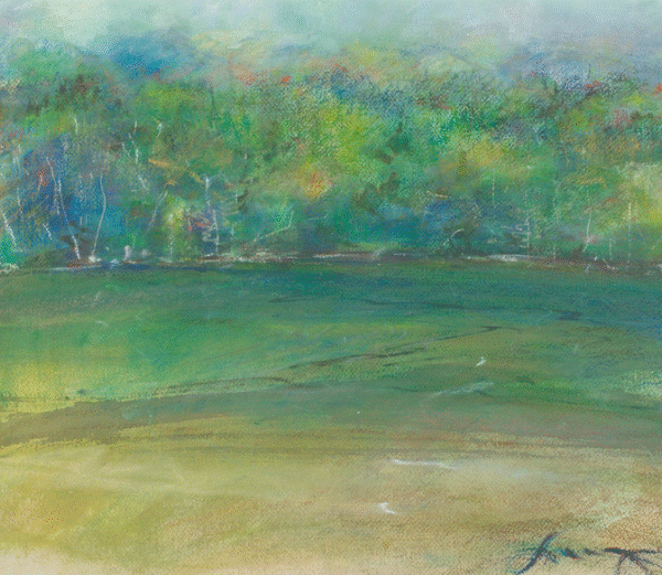 original watercolor 1,100 Adirondack lake