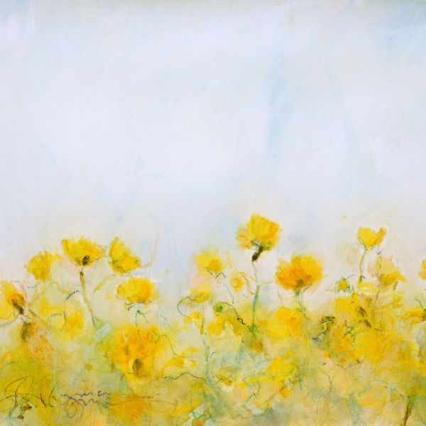 original watercolor 2230 Daisies Watecolor