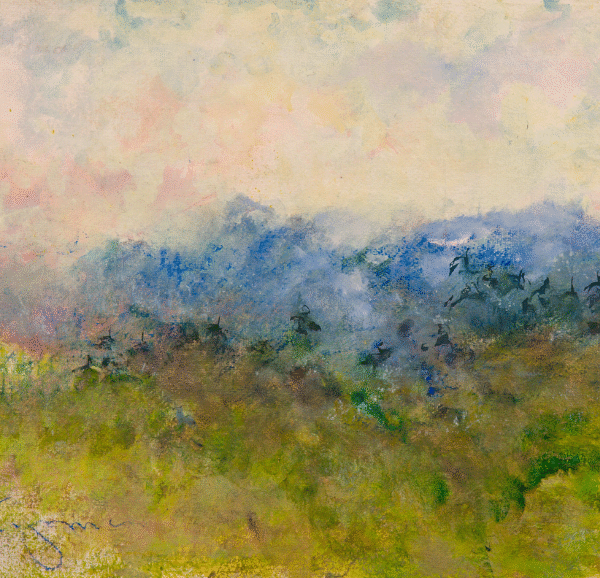 original watercolor Shenandoah Virginia painted on location Shenandoah Valley$1,200