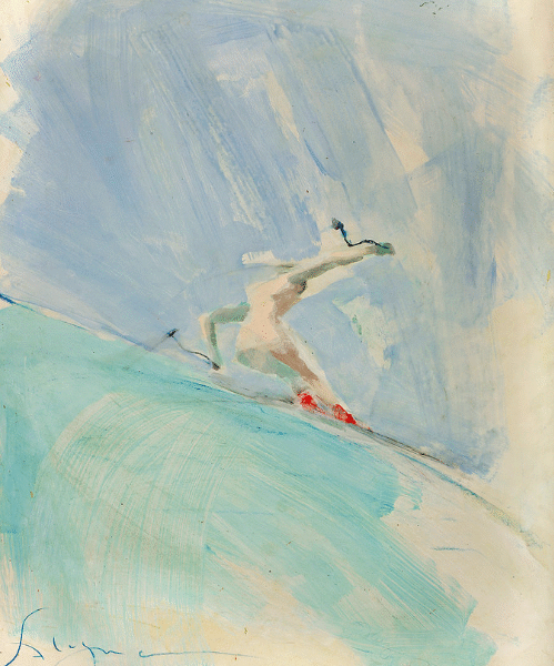 original watercolor painting 2230'