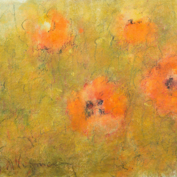 original watercolor painting 22x30' $2,000 Poppies