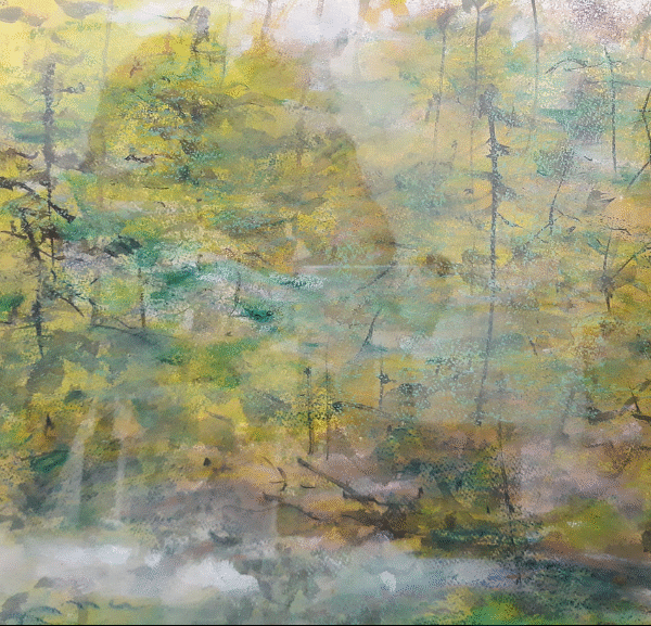 Oil Pastel paintings"20x30"from Vermont residency 2019