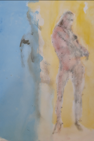 Oil Pastel painting"20x30"from Vermont residency 2019