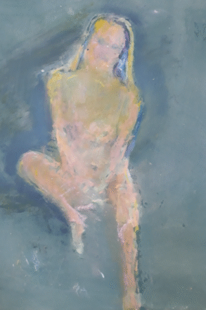 Oil Pastel painting"20x30"from Vermont residency 2019