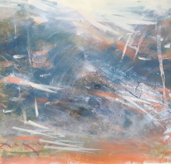 Oil Pastel paintings"20x30"from Vermont residency 2019