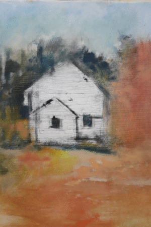 Oil Pastel paintings"20x30"from Vermont residency 2019