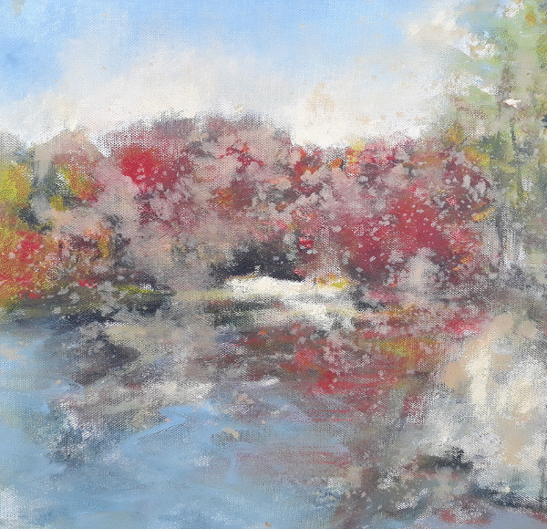 Oil Pastel paintings"20x30"from Vermont residency 2019