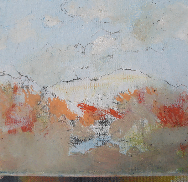 Oil Pastel paintings"20x30"from Vermont residency 2019