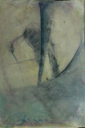 Olympic Skier at gate