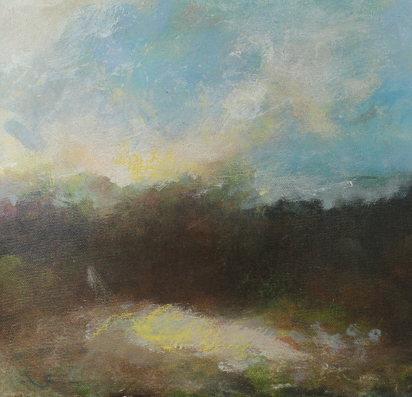 Oil Pastel paintings mountain studies