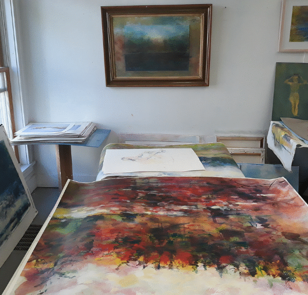 autumn 2019 Vermont Studio center Wolf Kahn studios Vermont Studio center