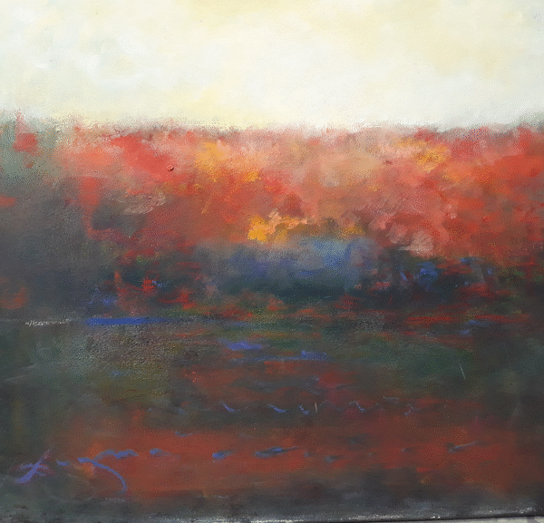 Oil Pastel paintings 22"x30"from Vermont residency 2019