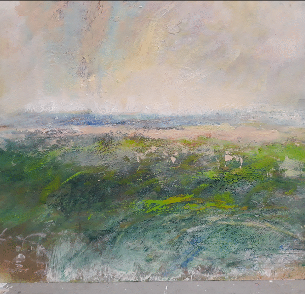 Oil Pastel paintings"20x30"from Vermont residency 2019