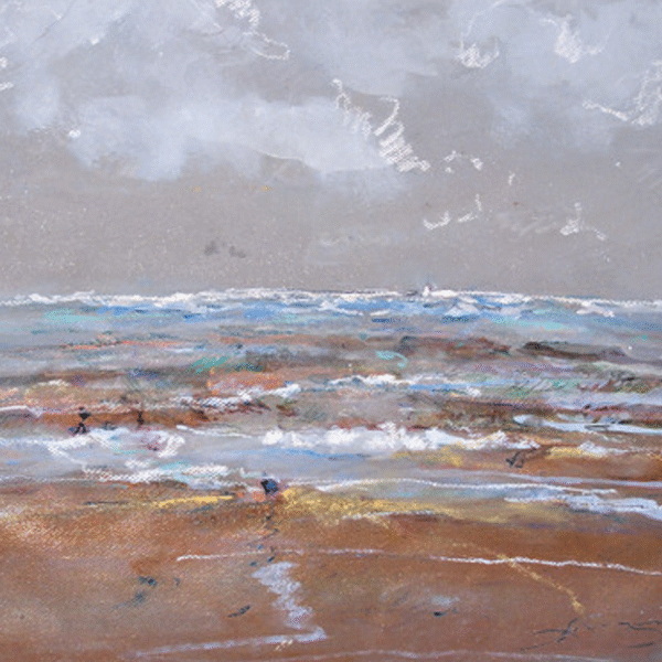 NJ shore watercolors original watercolor painting 22 X 30