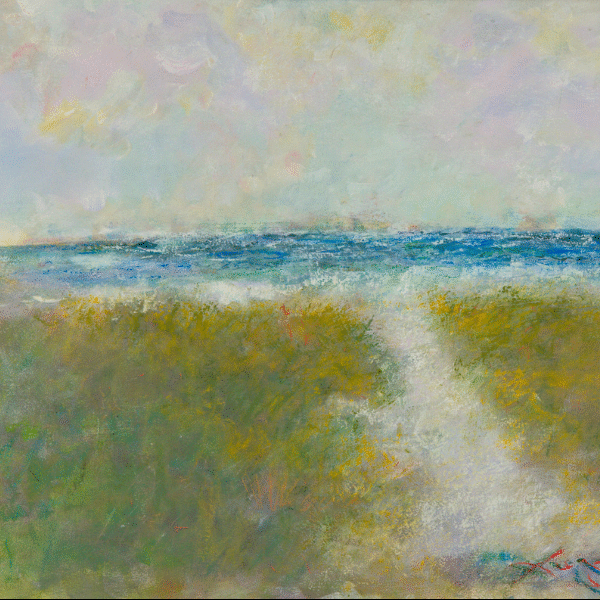 dune path to the sea jersey shoreoriginal pastel watercolor $2,000