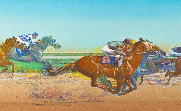 original hand pulled silscreen 13 plates kentucky derby $450.