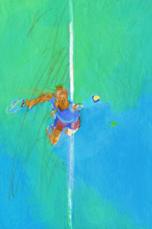 tennis,ABC illustration