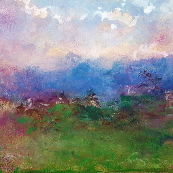 cherry blossoms spring cherry blossoms original water color painted Sakura japanese garden Fairm